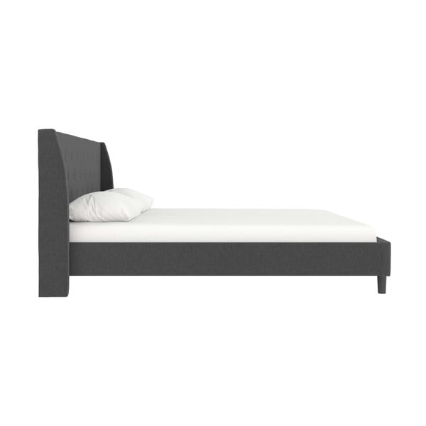 Tumehall polsterdatud kaheinimesevoodi 180x200 cm Her Majesty - Støraa-image-3