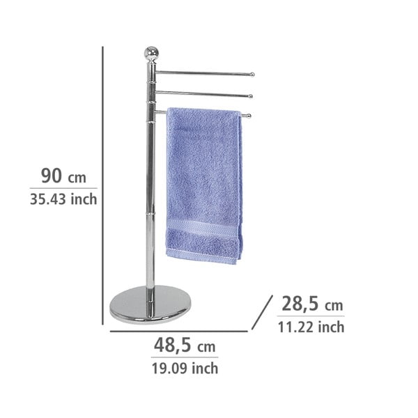 Eksklusiivne kroomitud käterätikuhoidja - Wenko-image-3