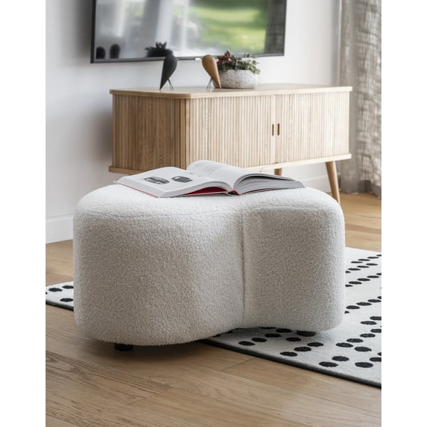 Valge bukleekangast tumba Miuf - Miuform-image-1