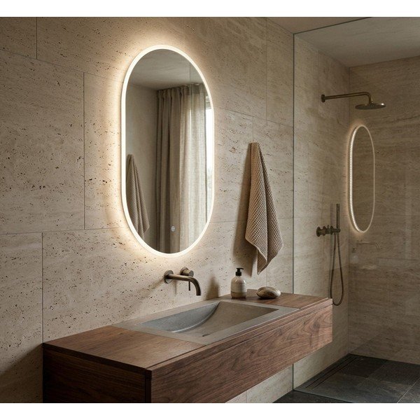 Valgustusega seinapeegel 50x80 cm Eclipse - Bonami Essentials-image-1