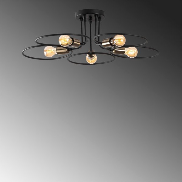 Must laevalgusti Circle - Opviq lights-image-3