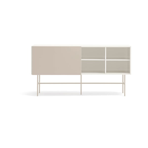 Beež/kreem madal liugustega kummut 180x91 cm Nube - Teulat-image-3