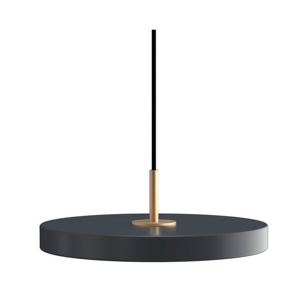 Antratsiitne dimmerdatav LED-rippvalgusti metallist varjuga ø 31 cm Asteria Plus - UMAGE