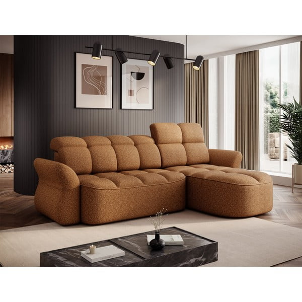 Pruun sametist lahtikäiv/sahtliga nurgadiivan (parem nurk/lamamisosaga) Beneth – ELTAP-image-1