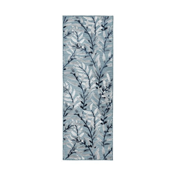 Sinine vaibajooksja 80x230 cm Willow - Flair Rugs