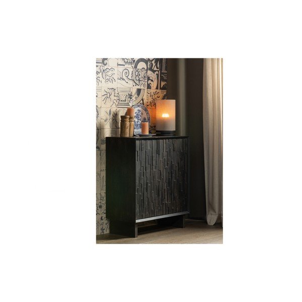 Tumepruun mangopuidust kapp 80x95 cm Til - Basiclabel-image-1
