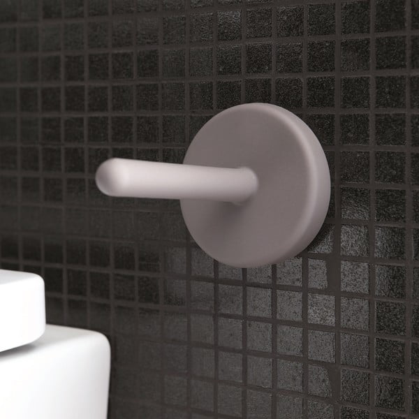 Samodržící držák na toaletní papír Portaro, světle šedý