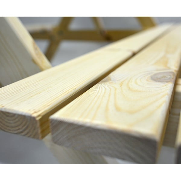 Aia söögikomplekt männipuidust 4-le inimesele Piknik - Rojaplast-image-4