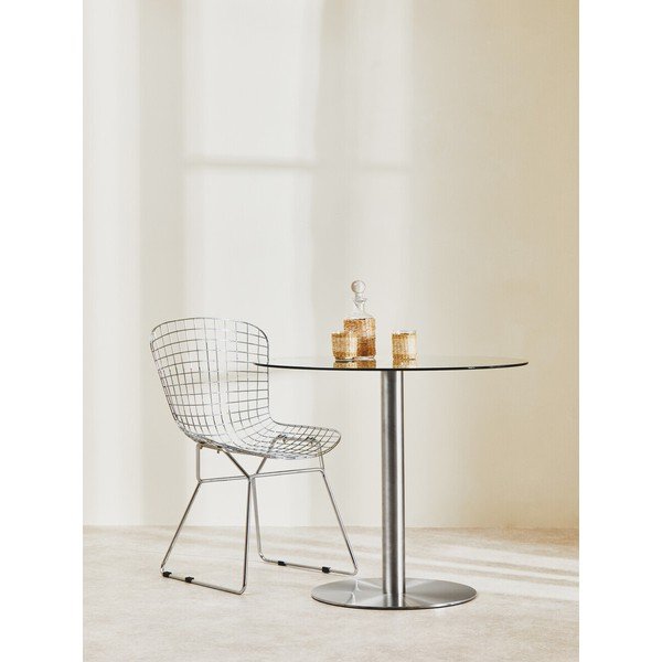 Ümmargune söögilaud klaasist pealispinnaga ø 90 cm Metropolitan - Premier Housewares-image-1