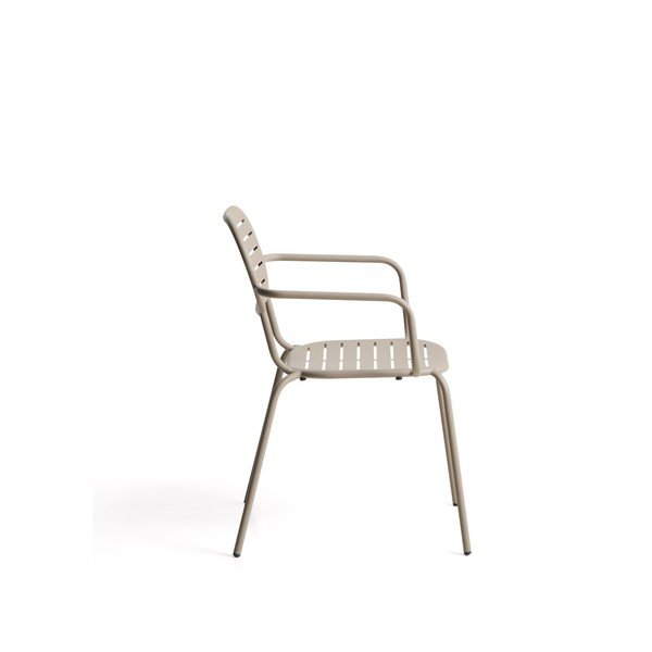 Hallikaspruun metallist aiatool Brai - Kave Home-image-3