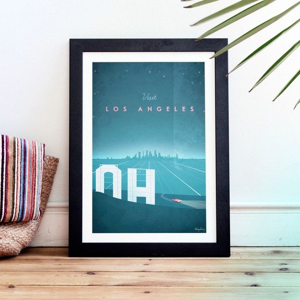 Plakát Travelposter Los Angeles, A2-image-1