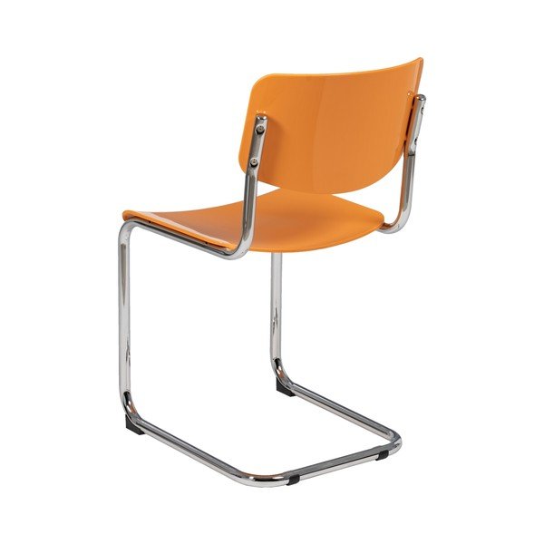 Oranžid söögitoolid 4 tk komplektis Chrome - Ixia-image-4