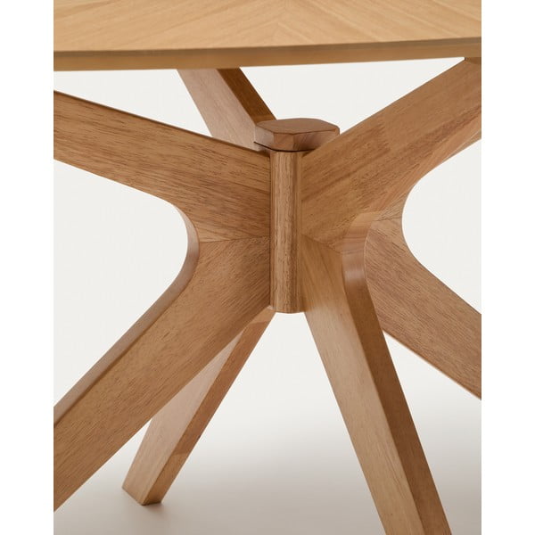 Söögilaud tammespoonist pealispinnaga 110x180 cm Naanim - Kave Home-image-4