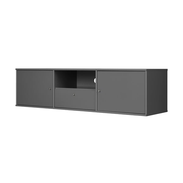 Antratsiitne telekakapp 161x42 cm Mistral - Hammel Furniture-image-1
