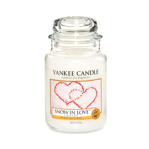 Lõhnaküünal, põlemisaeg 110 tundi Snow in Love - Yankee Candle