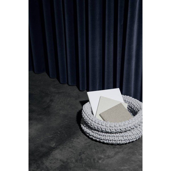 Hall kootud puuvillakorv, ø 38 cm - Blomus-image-1