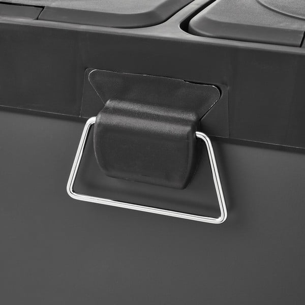 Roostevabast terasest pedaaliga prügikast sorteeritud jäätmete jaoks 30 l Litros - Casa Selección-image-2