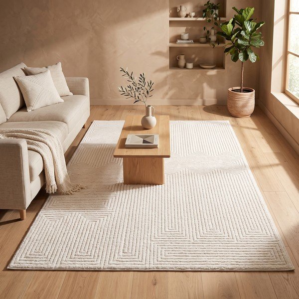 Kreemikas vaip 200x290 cm Labyrinth - ESTE-image-2