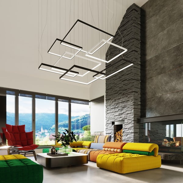 Must metallist LED-rippvalgusti TUULA - Thoro-image-4