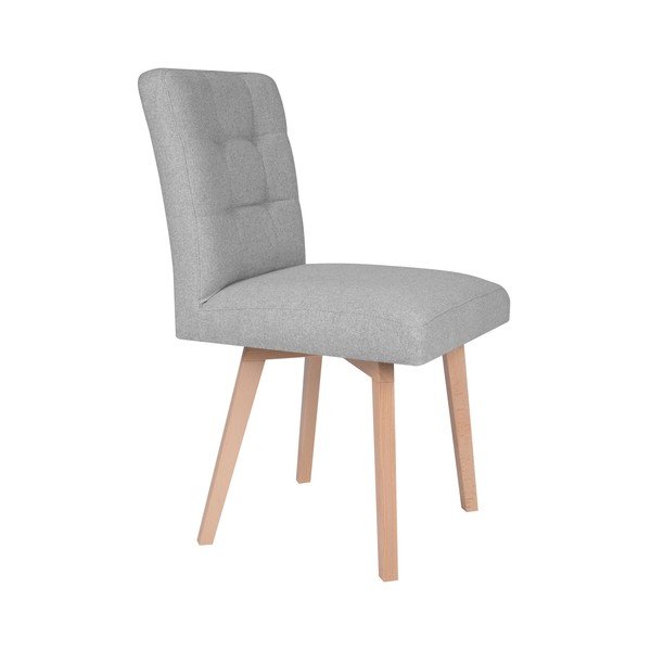 Světle šedá jídelní židle Mazzini Sofas Tulip-image-1