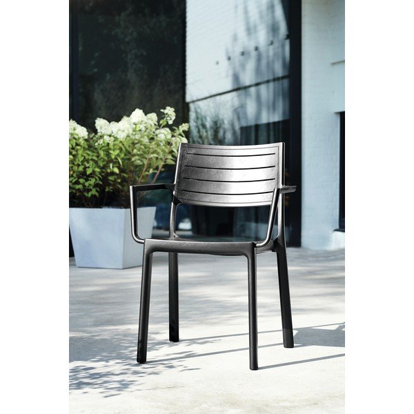 Must plastikust aiatool Metaline - Keter-image-1