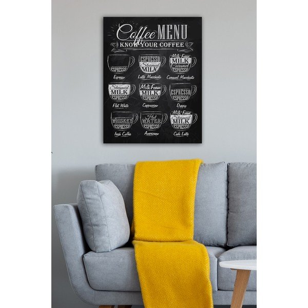 Maal 50x70 cm Coffee Menu - Wallity-image-1