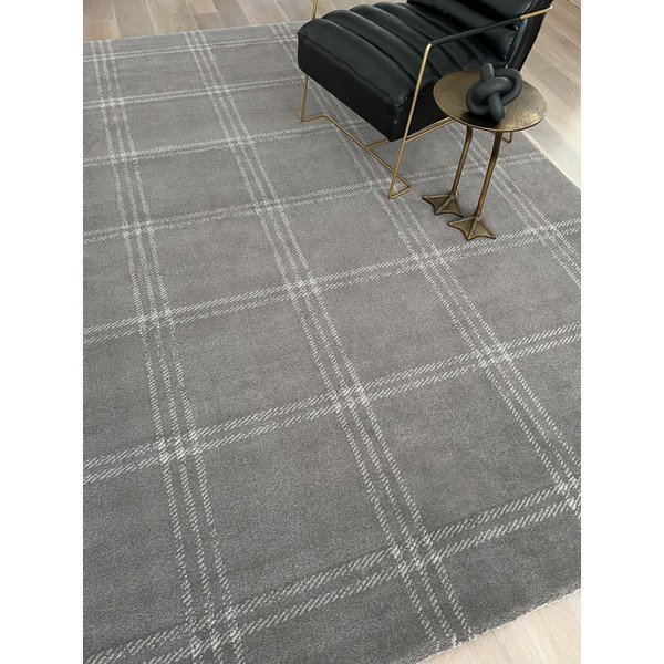 Antratsiitne villane vaip 120x180 cm Calisia M Grid Prime - Agnella-image-1