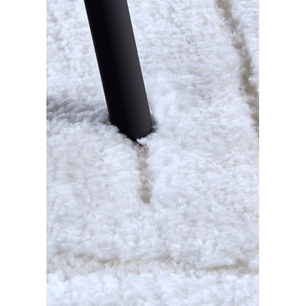 Valge ümmargune vaip ø 160 cm Panglao New York White - Elle Decoration-image-3