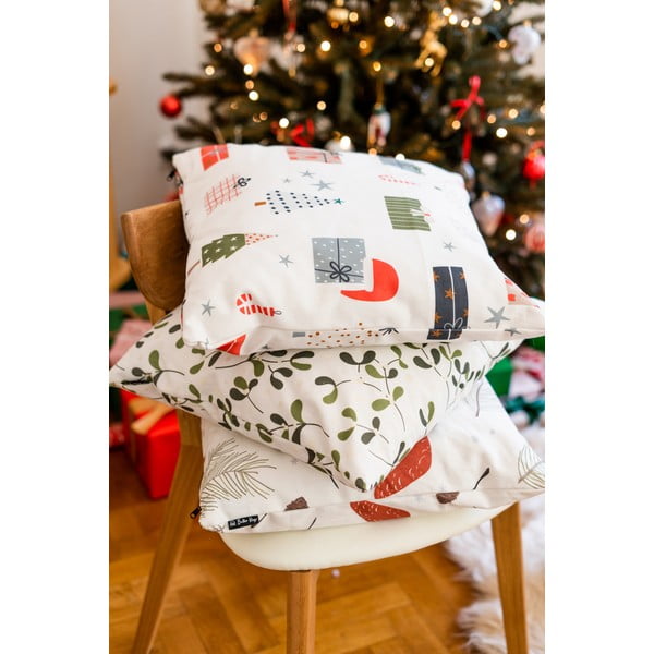 Jõulumotiividega padjakatted 4tk komplektis 45x45cm Santa - Butter Kings-image-1