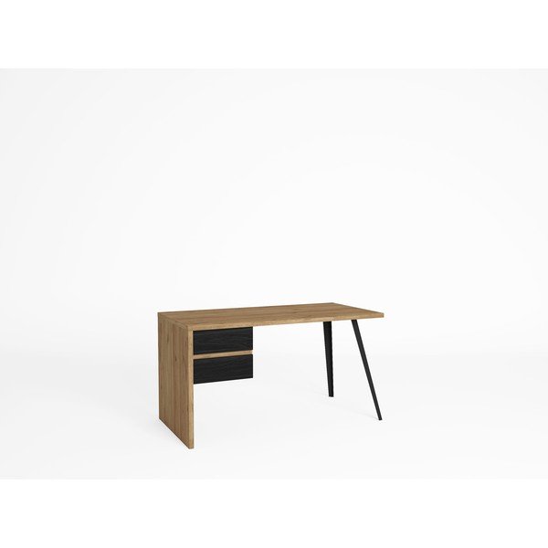 Töölaud tammeplaadiga 69x136 cm Eliot - Marckeric-image-1