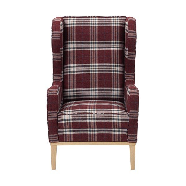 Punane ruuduline tugitool Angelo - Max Winzer-image-2