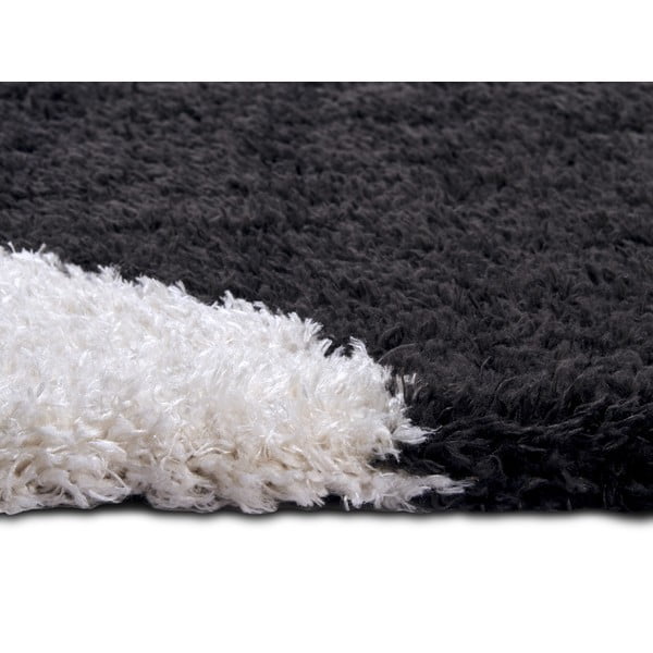 Must-valge vaip 80x150 cm - Elle Decoration-image-3