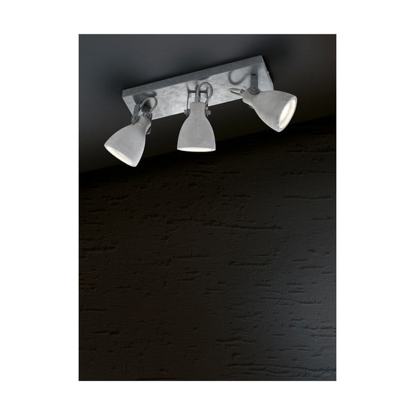 Hall seinalamp 3 pirnile Betoon, pikkus 35 cm - Trio-image-1