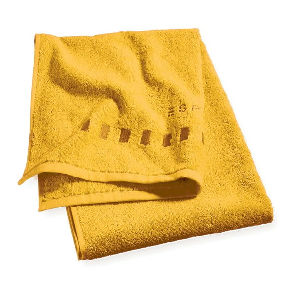 Hořčicový ručník Esprit Solid, 35 x 50 cm