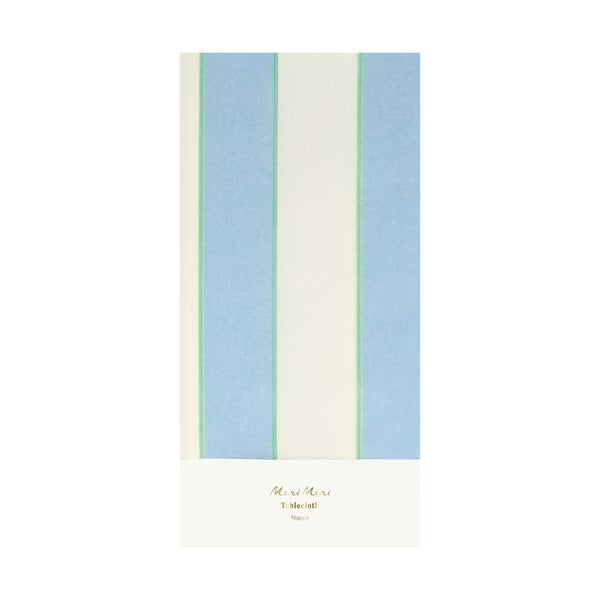 Laudlina 137x259 cm Pale Blue Stripe - Meri Meri