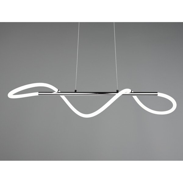 Metallist hämardatav LED-rippvalgusti hõbedases värvitoonis Argos - Reality-image-2