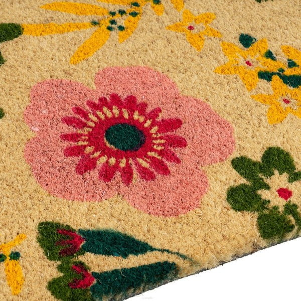 Kookoskiududest uksematt 40x60 cm Flora - Casa Selección-image-2