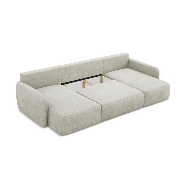 Kreem panipaigaga šenillist nurgadiivanvoodi (U-kujuline) Lilo - Makamii-image-3