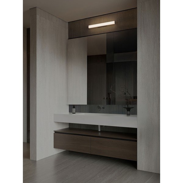 Matt must metallist LED-seinavalgusti Misty - Nova Luce-image-1