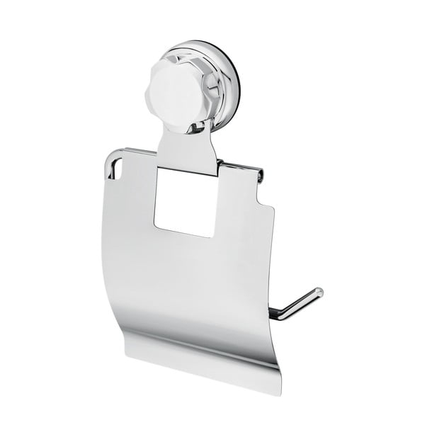 Isehoidev metallist hõbedane tualettpaberi hoidja Bestlock Bath - Compactor-image-3