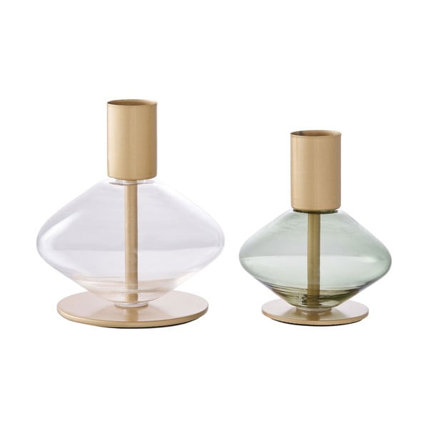 Klaasist küünlajalad 2 tk komplektis - House Nordic