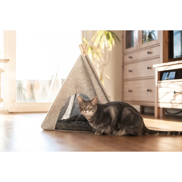 Helehall lemmikloomade telk 45x45 cm Tipi – Wenko-image-4