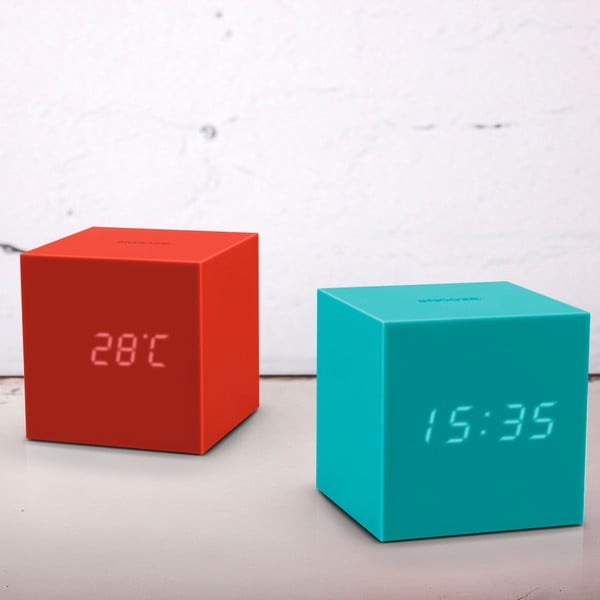 Punane LED äratuskell Gravity Cube Gravity Cube Click - Gingko-image-1
