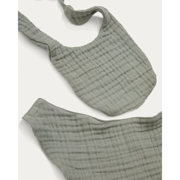 Rohelised musliinpudipõlled, 2 tk komplektis Prune - Kave Home-image-3