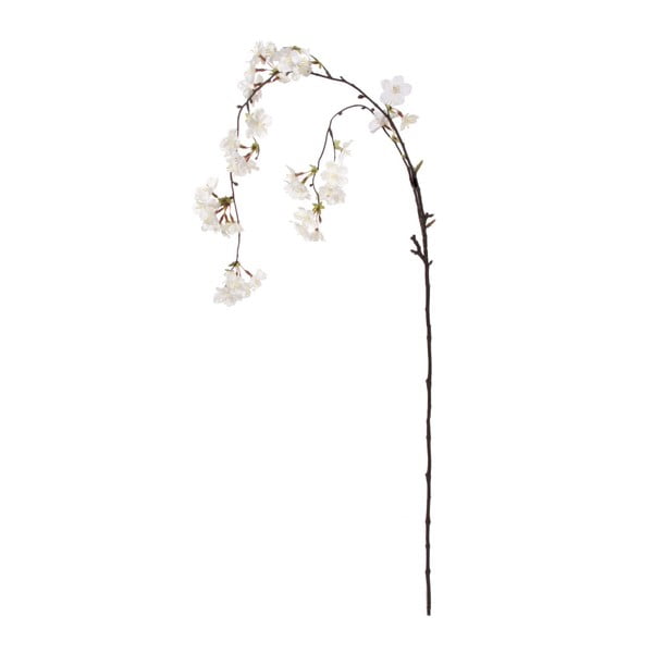 Bílá umělá květina SHISHI Cherry