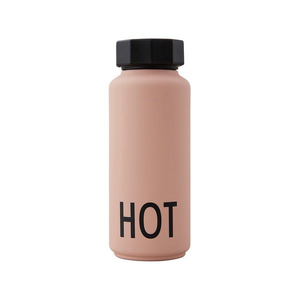 Roosa termopudel, 500 ml Hot - Design Letters