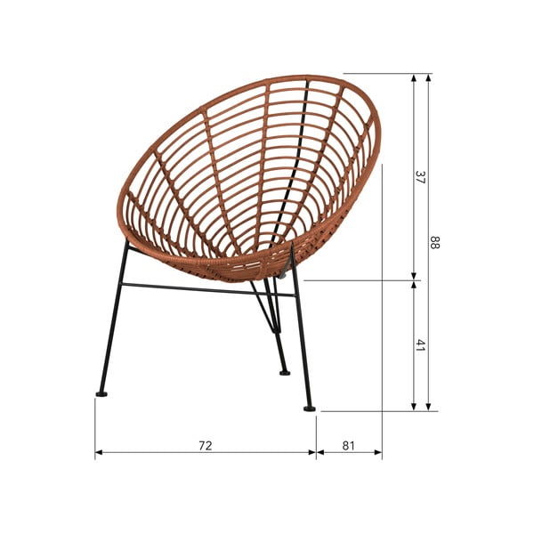 Punane tool Jane - WOOOD-image-4