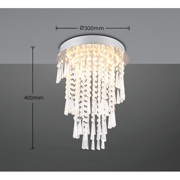 Hõbedane LED laevalgusti ø 30 cm Pomp - Reality-image-4