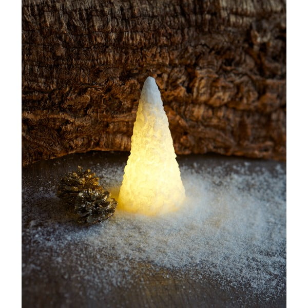 LED valgusdekoratsioon Koonus, kõrgus 15 cm Snow - Sirius