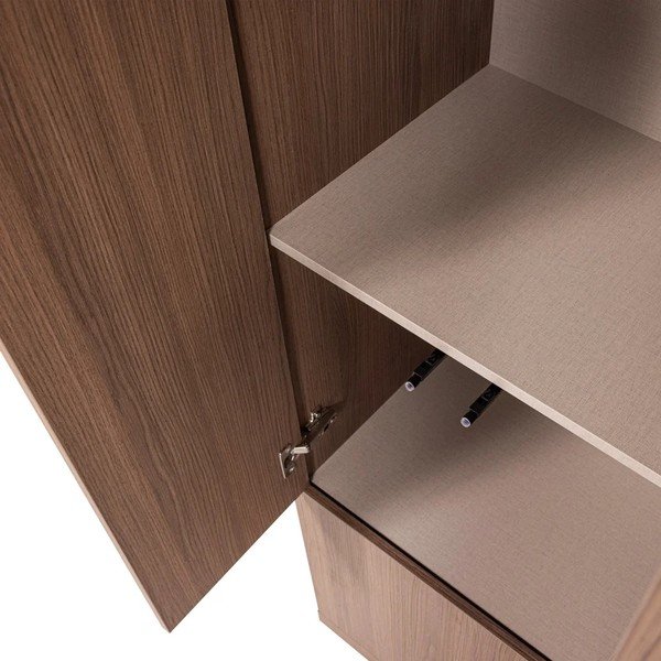 Modulaarne garderoob tumedas naturaalses värvitoonis 54x215 cm Build - WOOOD-image-4